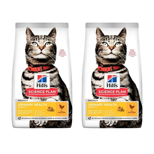 HILLS - הילס יורינרי לחתול בוגר עם עוף רפואי לבריאות דרכי השתן 3 ק"ג מבצע 2 שקים רק ב-₪305