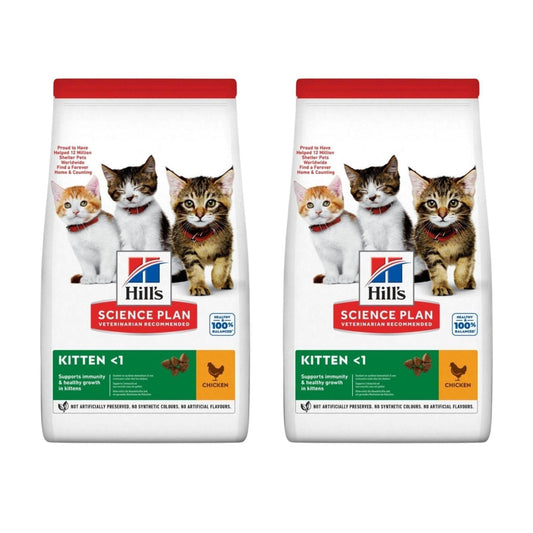 HILLS - Корм ​​для котят Hills с курицей, 7 кг. Акция: 2 мешка всего за 579 шекелей.