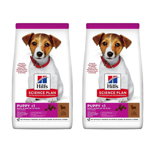 HILLS - הילס מזון לכלבים גורים גזע קטן כבש 6 ק"ג מבצע 2 שקים רק ב-₪489