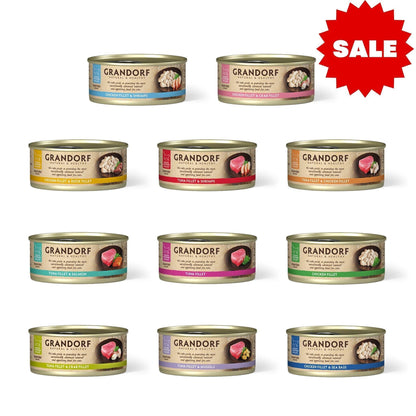ГРАНДОРФ - Лакомства для кошек Grandorf: 24 штуки за 175 шекелей.