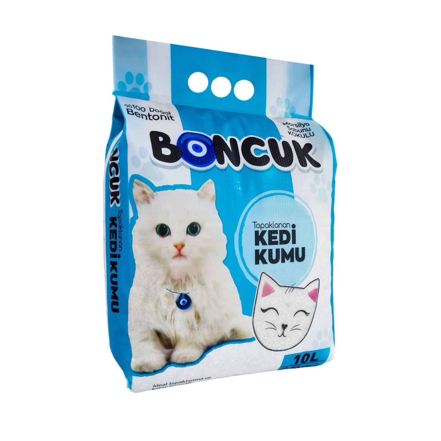 Boncuk חול מתגבש בריח סבון מרסיי 10 ליטר