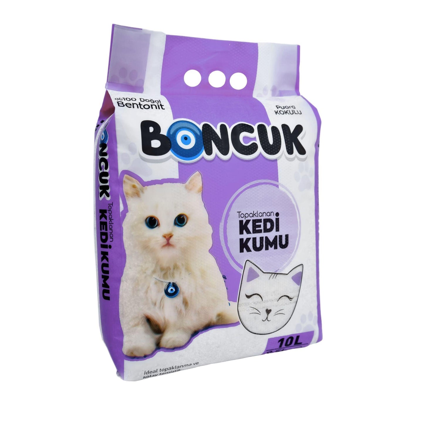 Boncuk חול מתגבש בריח לבנדר 10 ליטר