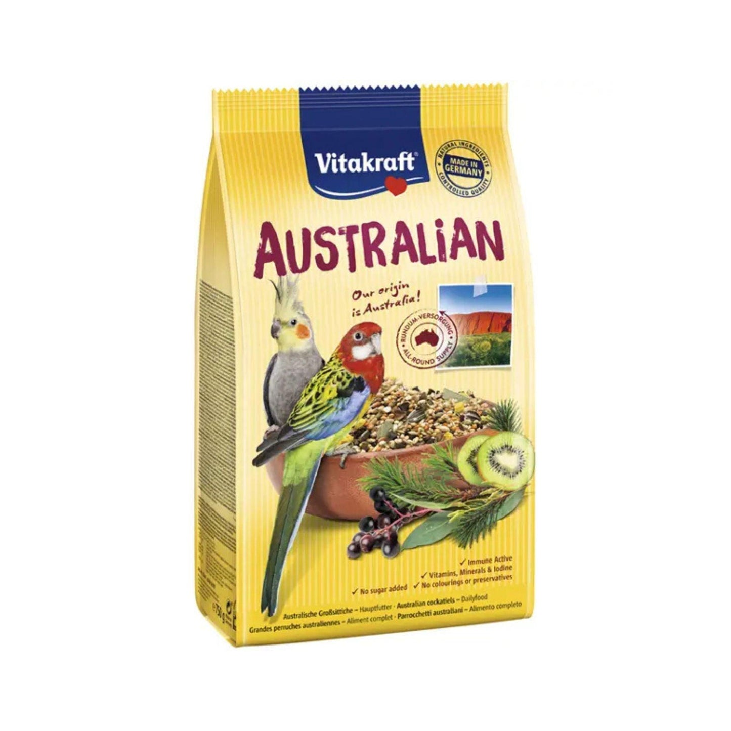 VitaKraft ויטהקראפט מזון לקוקטיל אוסטרלי 1 ק״ג