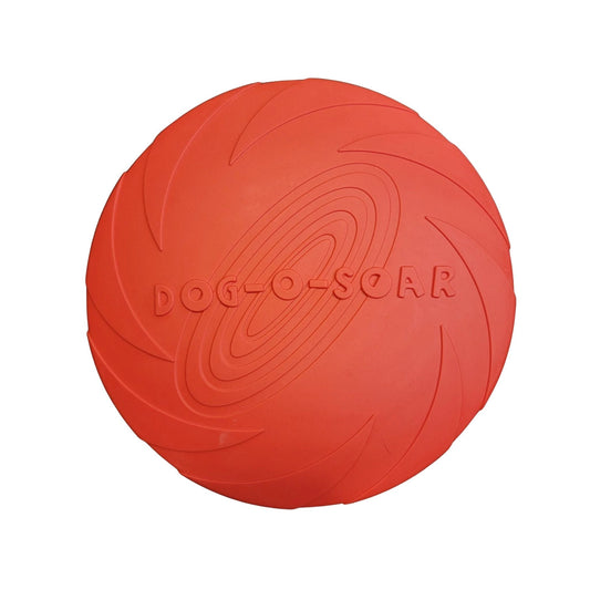 Большая игрушка-фрисби для собак Hoofie, красная.