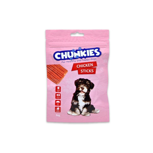 Chunkies Chunkies куриные палочки закуска для собак 80 г