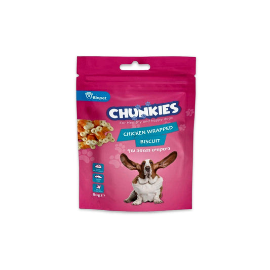 Chunkies Chunkies куриное печенье закуска для собак 80 г