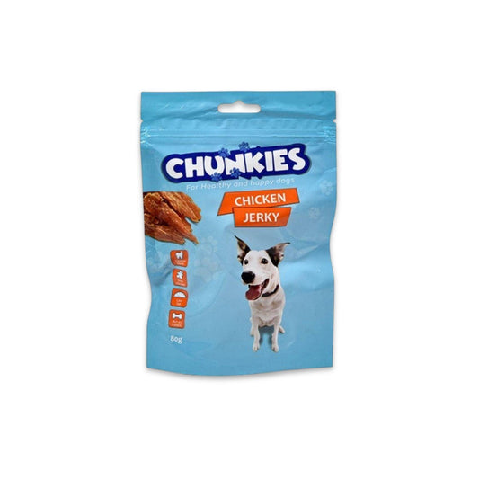 Chunkies - צ'אנקיז חטיף פילה עוף לכלבים 80 גרם