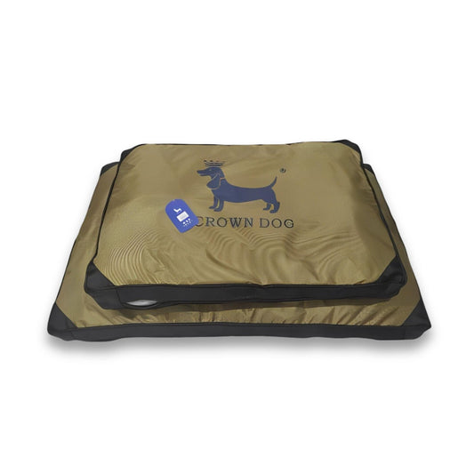 CROWN DOG Водонепроницаемый матрас для собак золотого цвета Crown Dog