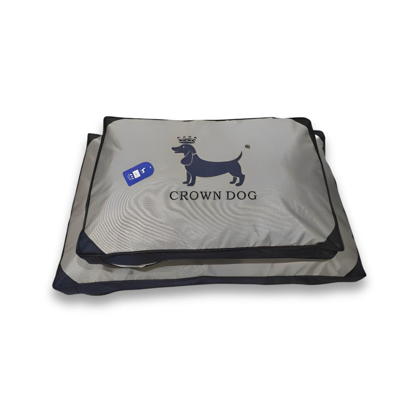 CROWN DOG מזרון לכלבים נגד מים בצבע אפור קראון דוג