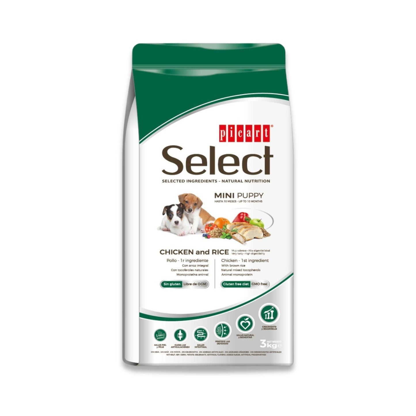 Select - סלקט לכלב גור מיני עוף גזע קטן 8 ק”ג