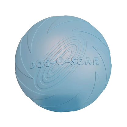 Большая игрушка-фрисби для собак Hoofie, синяя.