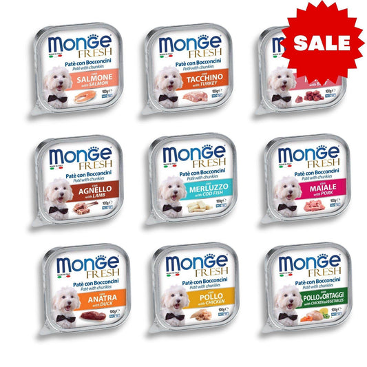 MONGE מעדן מונג לכלבים מבצע 32 ב-₪125 - PetCart