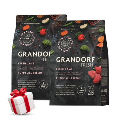 Свежая баранина GRANDORF, 10 кг, распродажа, 2 мешка + подарок.