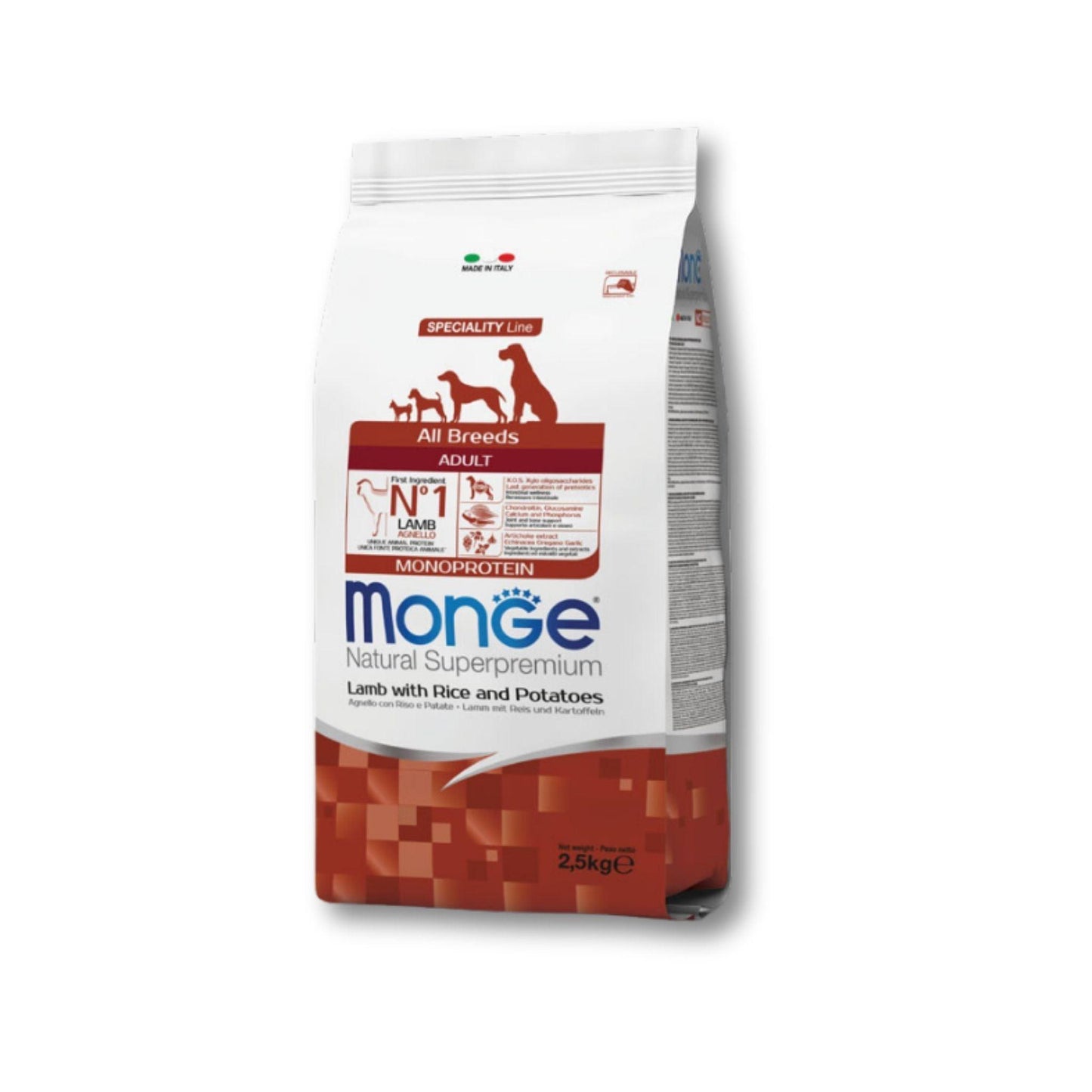 МОНГЕ - взрослая баранина Монге, 2,5 кг