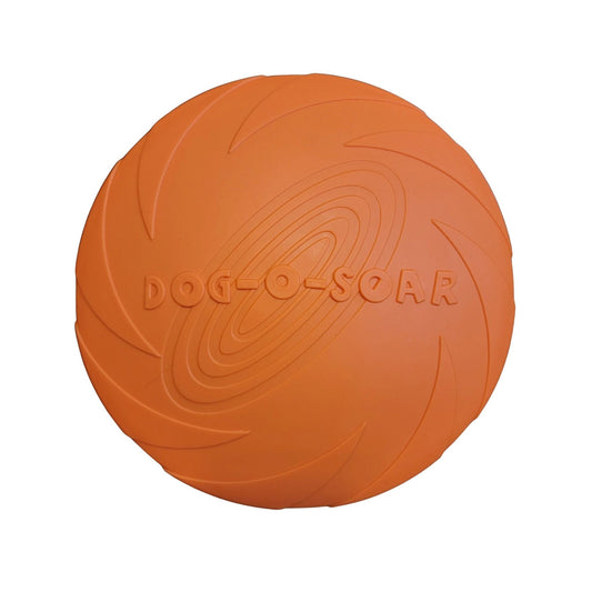 Большая оранжевая игрушка-фрисби для собак Hoofie