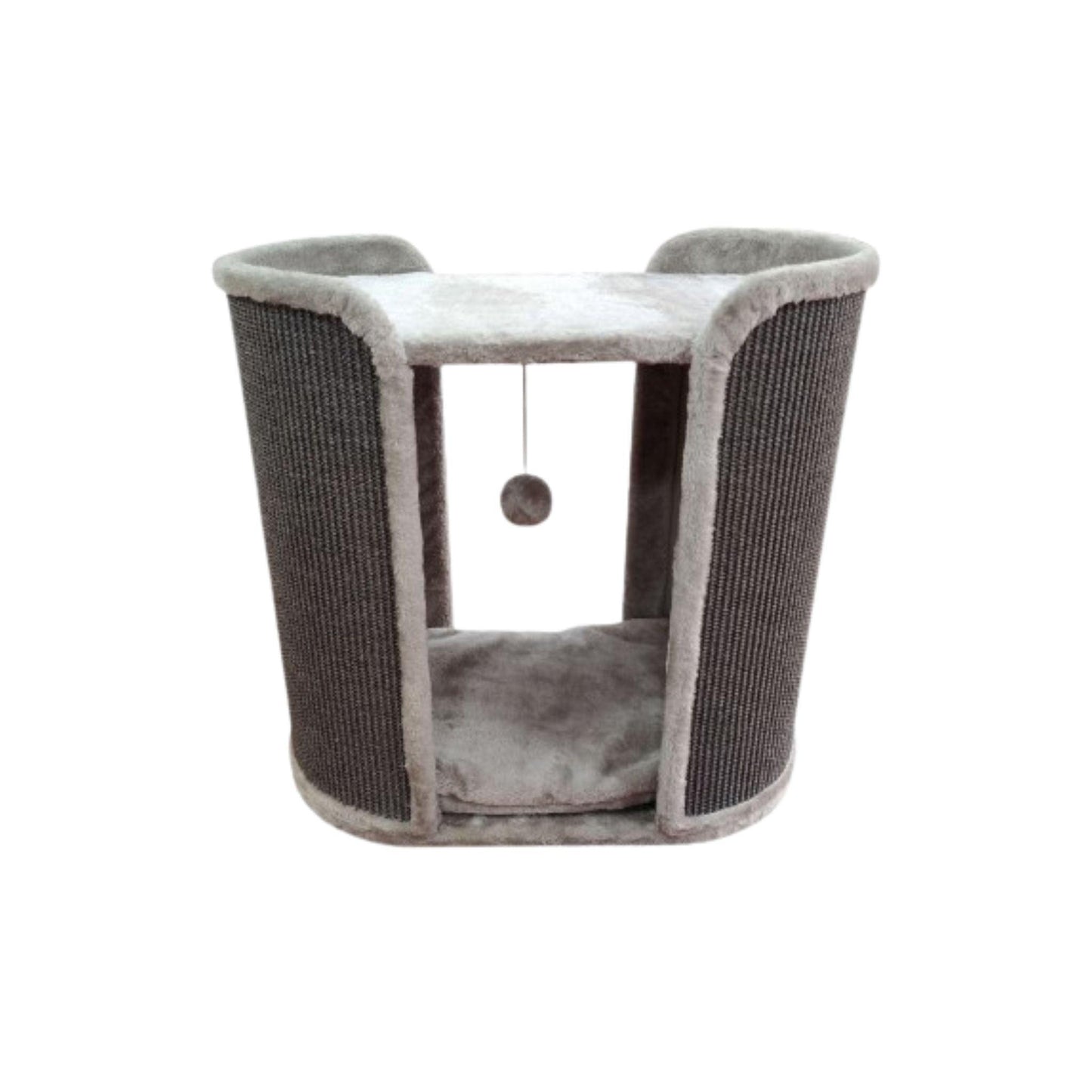 Hoofie — уютное кошачье дерево с зоной отдыха и когтеточкой.