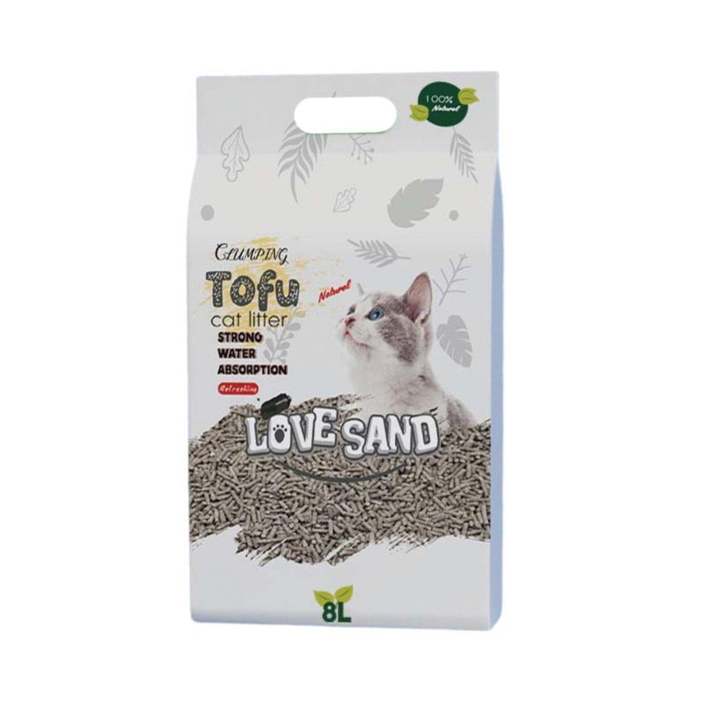 Распродажа наполнителя для кошачьего туалета LOVE SAND: наполнитель из тофу, 3 шт., всего 159 шекелей, 8 литров.