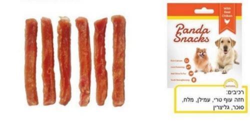 Куриные полоски Golden Panda 80 г, мягкие лакомства Panda для собак