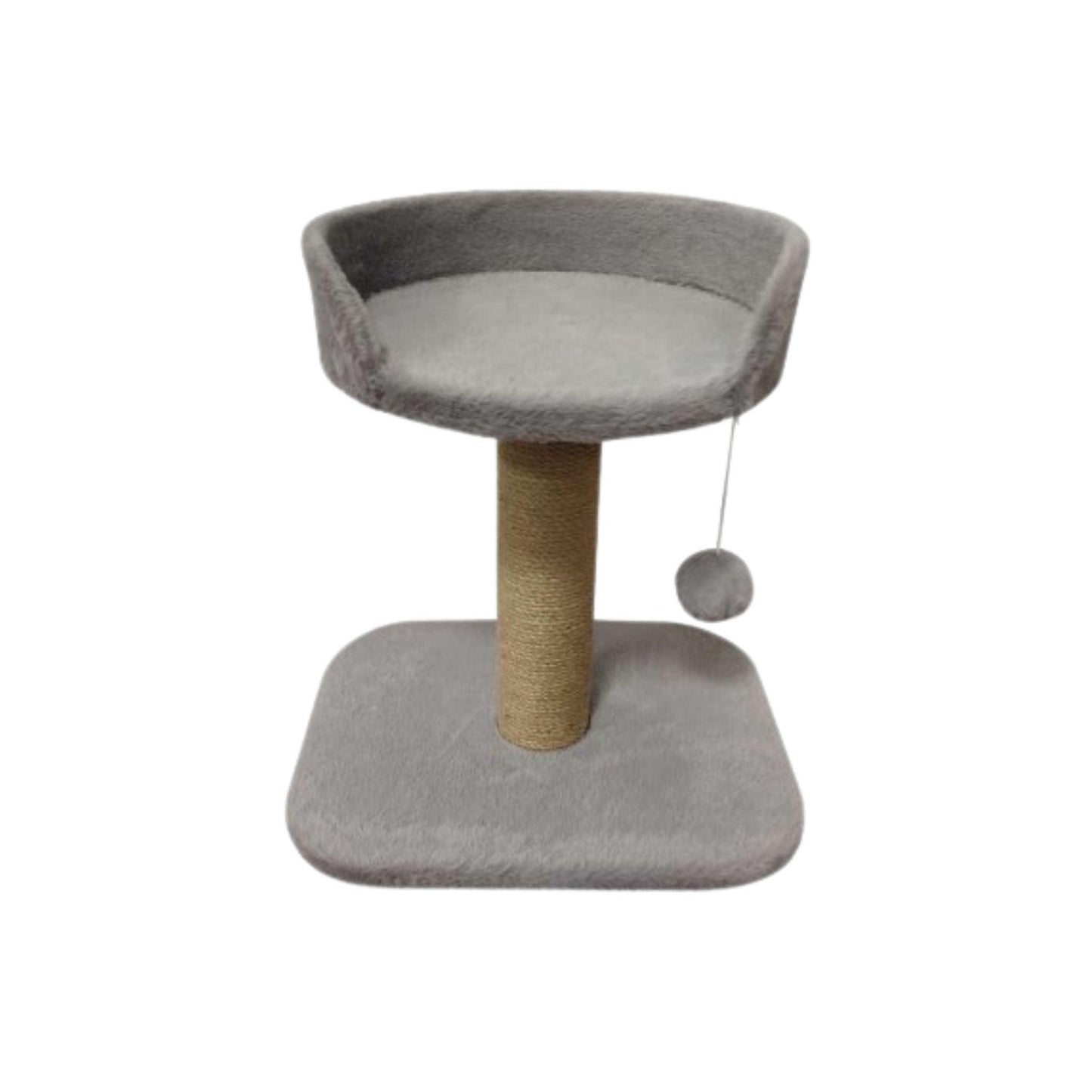 Hoofie - когтеточка с приподнятой подстилкой и игрушкой