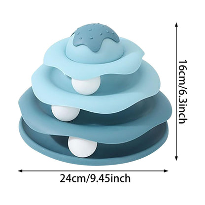 Интерактивная игрушка для кошек Hoofie с мячиками