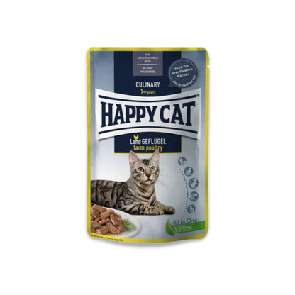 Happy Cat - הפי קט פאוצ' קולינרי עוף לחתול 85 גרם
