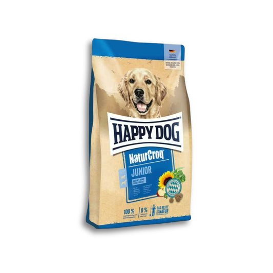Happy Dog - NaturCroq Junior הפי דוג נייצ'ר קרוק ג'וניור 15 ק"ג אוכל לגורי כלבים מגיל 7 חודשים
