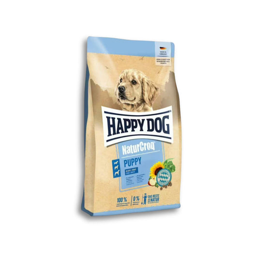 Happy Dog NaturCroq Puppy הפי דוג  אוכל לגורי כלבים נייצ'ר קרוק פאפי 15 ק"ג