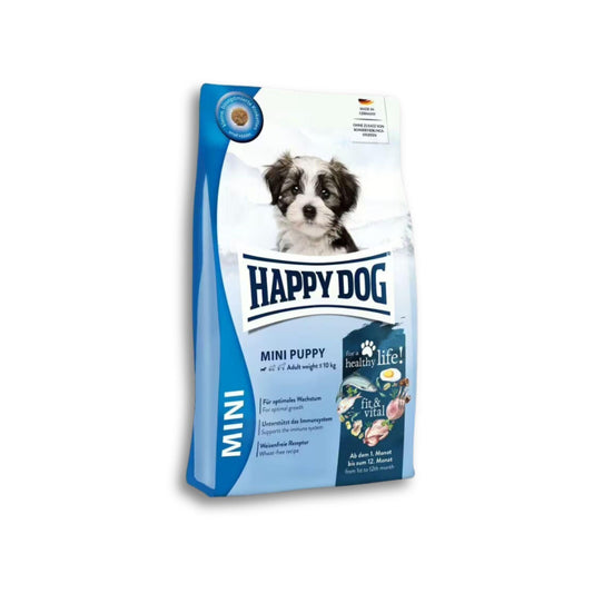 Happy Dog Mini Puppy הפי דוג אוכל לגורי כלבים מגזע קטן מיני פפי 1 ק"ג