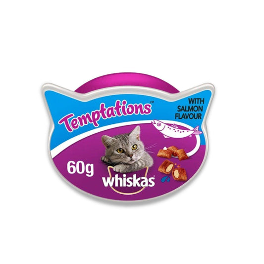 Whiskas חטיף ויסקס סלמון טמפטיישן 60 גרם - PetCart