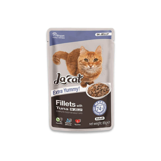 La Cat פאוץ' לה קט טונה ברוטב 85 גרם - PetCart