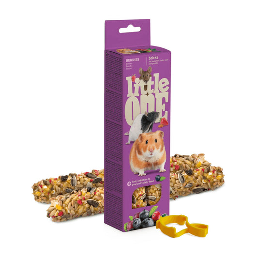 Little One ליטל וואן מקלות פירות יער לאוגרים, חולדות וגרבילים 120 גרם