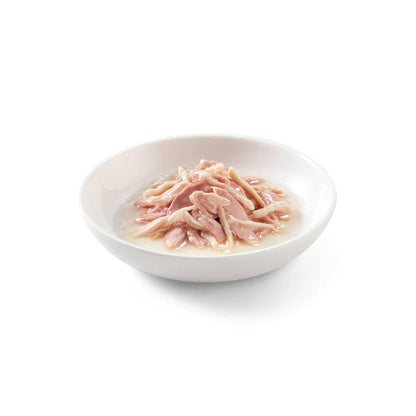 Schesir שזיר מעדן טונה ונתחוני עוף עם אורז במים לחתולים 85 גרם