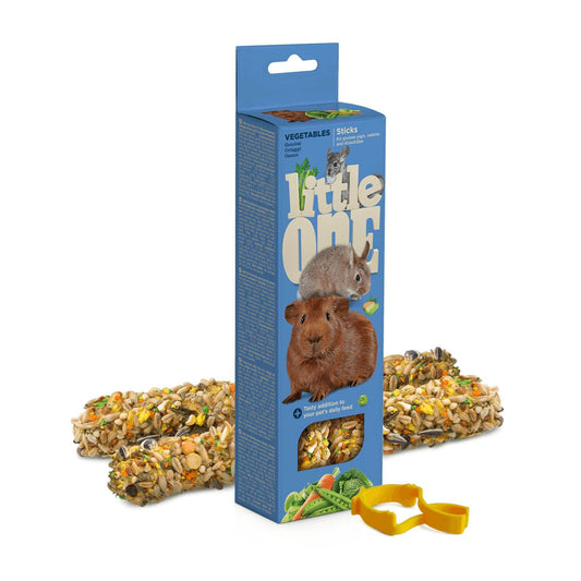 Little One ליטל וואן מקלות ירקות לארנבים, שרקנים וצ’ינצ’ילות 120 גרם - PetCart