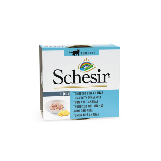 Schesir שזיר מעדן טונה ואננס בג'לי לחתולים 75 גרם