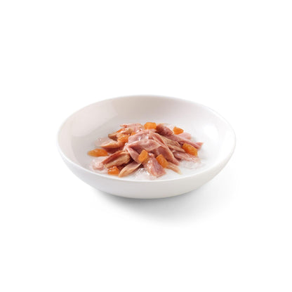 Лакомство для кошек Schesir из тунца и папайи в форме желе, 75 г.