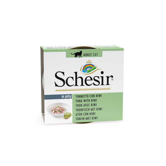 Schesir שזיר מעדן טונה עם קיווי בג'לי לחתולים 85 גרם