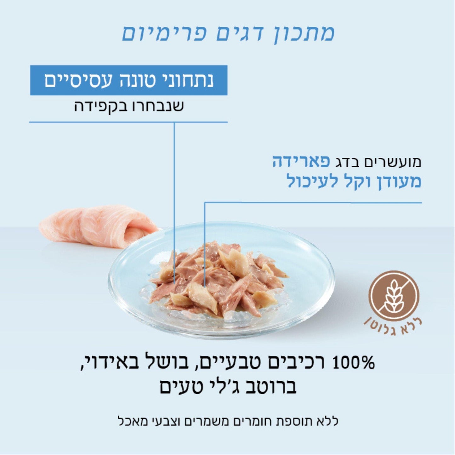 Лакомство для кошек Schesir Tuna Farida, 85 грамм