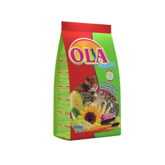 OLA אולה אוכל מלא לאוגרים, עכברים וגרבילים 800 גרם - PetCart