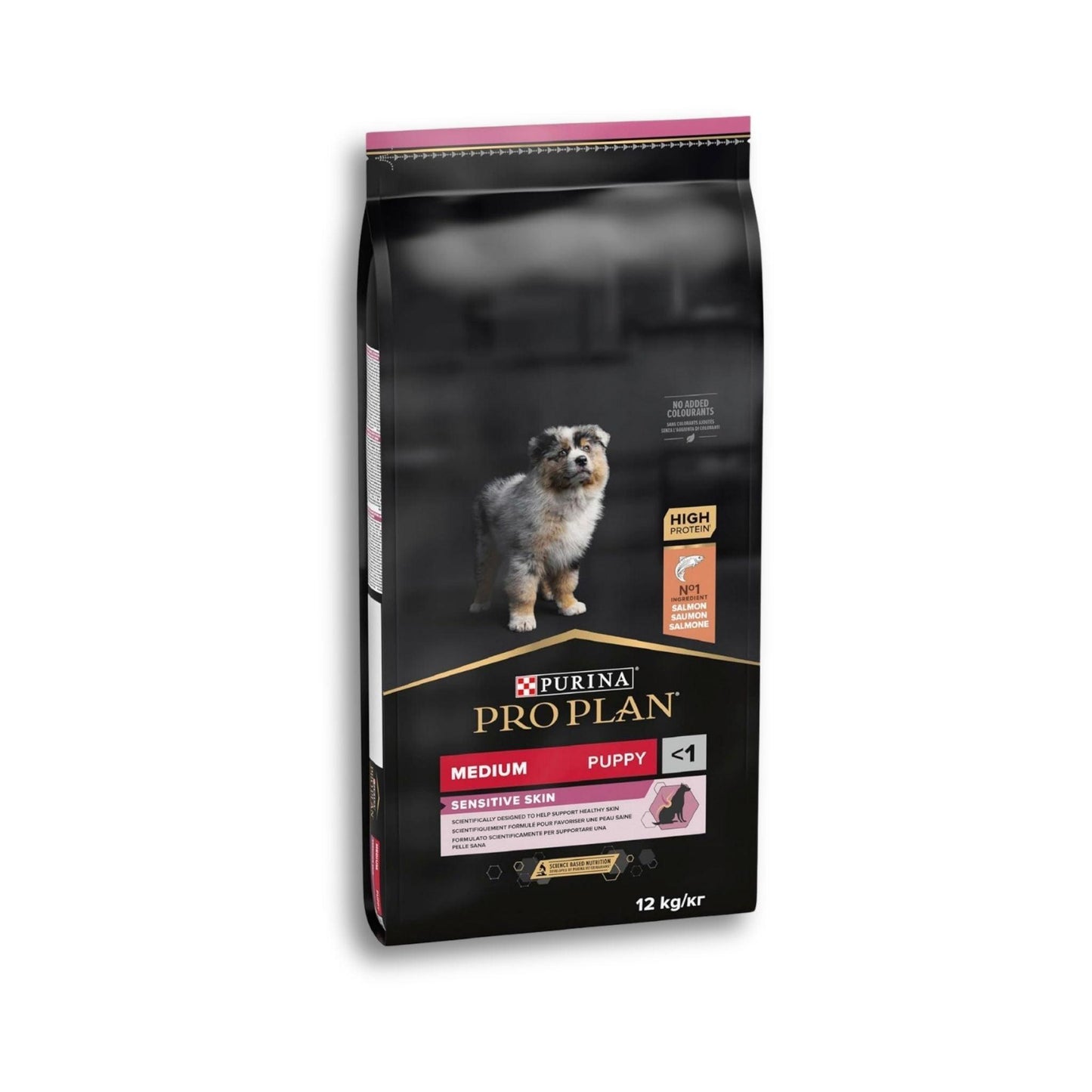 PRO PLAN Medium Puppy Salmon פרו פלאן סלמון גורים מגזע בינוני 12 ק"ג