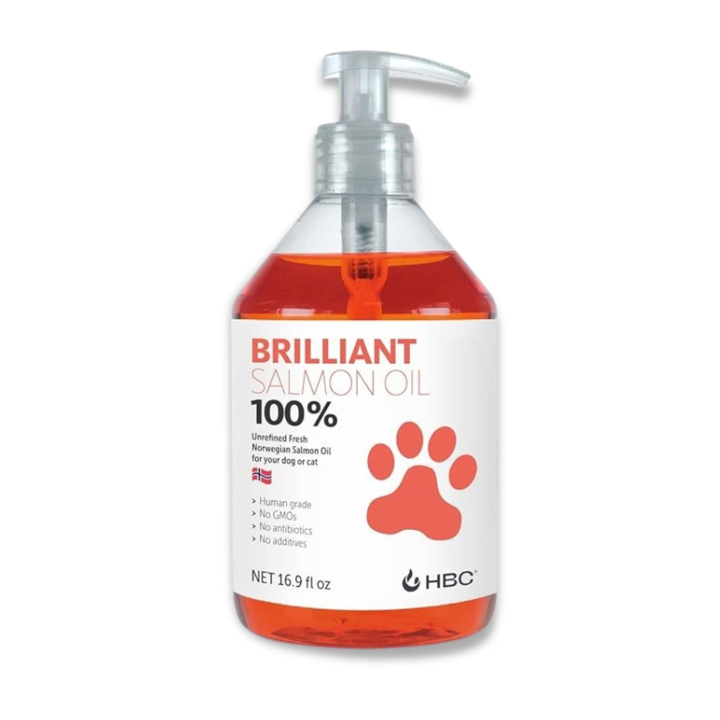 Brilliant Salmon Oil - שמן סלמון לכלבים וחתולים בריליאנט 1 ליטר