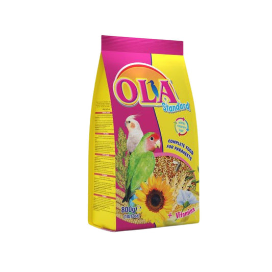 OLA אולה אוכל מלא לקוקטילים וציפורי אהבה 1 ק”ג