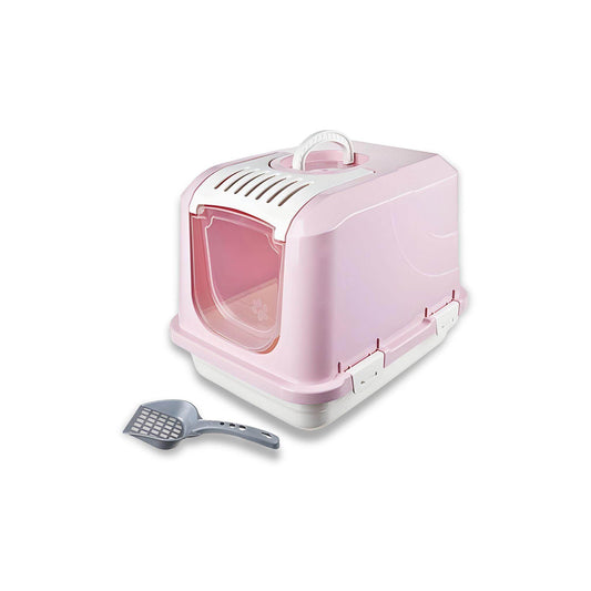 Litter Box XL שירותים סגורים לחתולים גדול עם כף ניקוי - PetCart