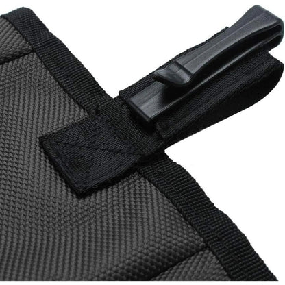 פאוץ’ חטיפים לאילוף לכלבים עם קליפס וחלוקה פנימית צבע שחור