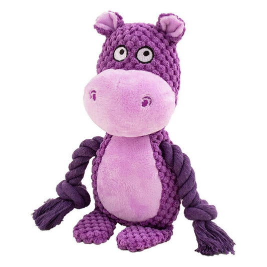 Игрушка-кукла бегемотиха Хуфи, пищащая лапкой.