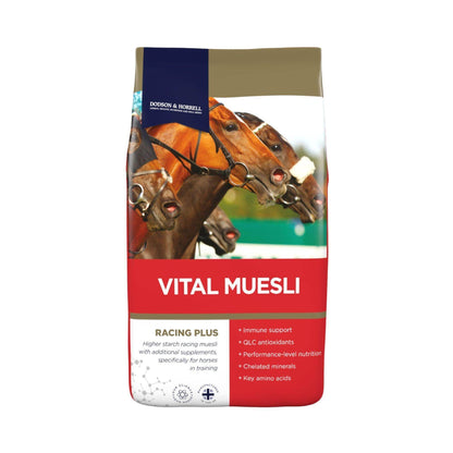 DODSON & HORRELL VITAL MUESLI דודסון והורל ויטל מזון לסוסים 20 ק”ג - PetCart