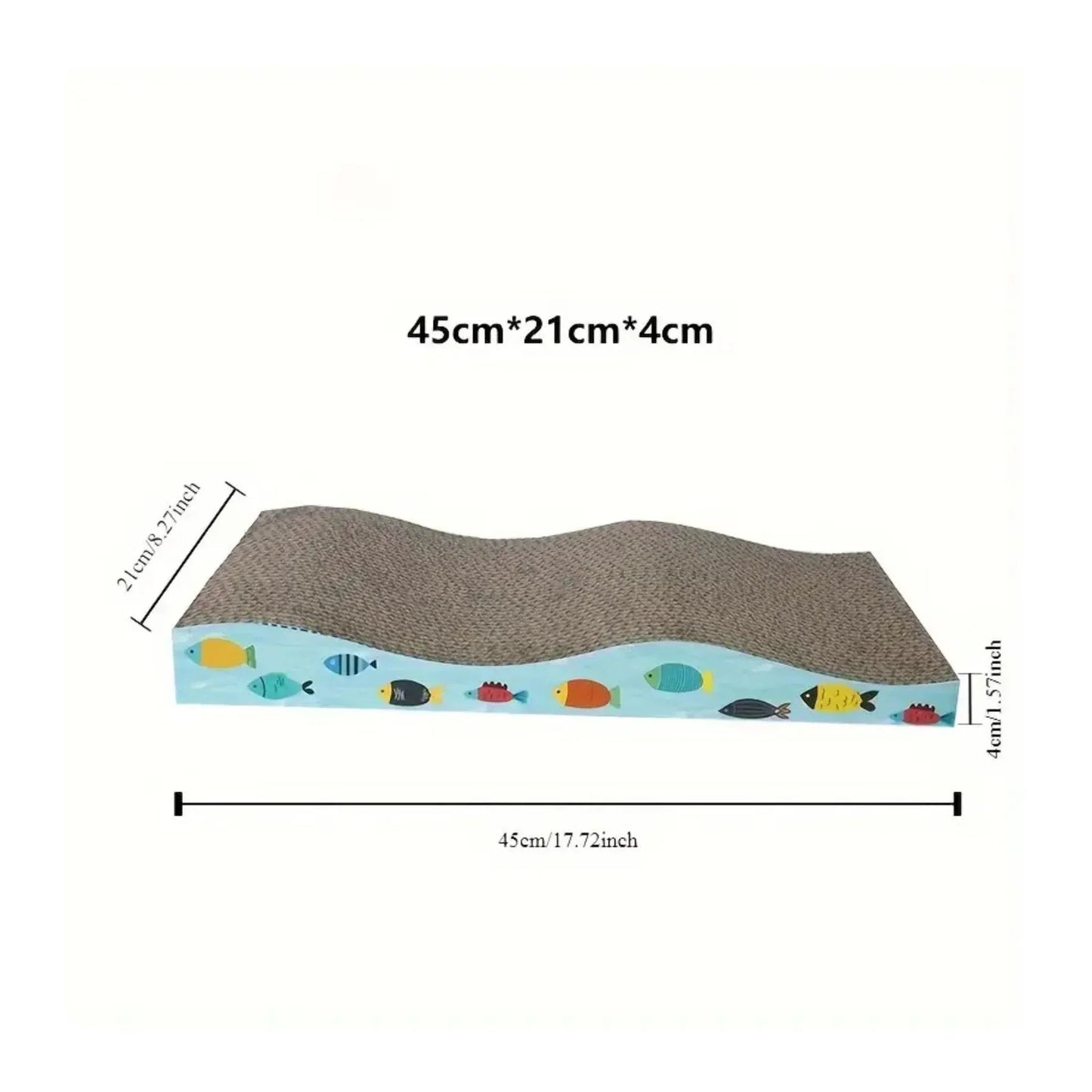 משטח גירוד גלים לחתולים קרטון גלי עבה