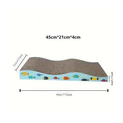 משטח גירוד גלים לחתולים קרטון גלי עבה