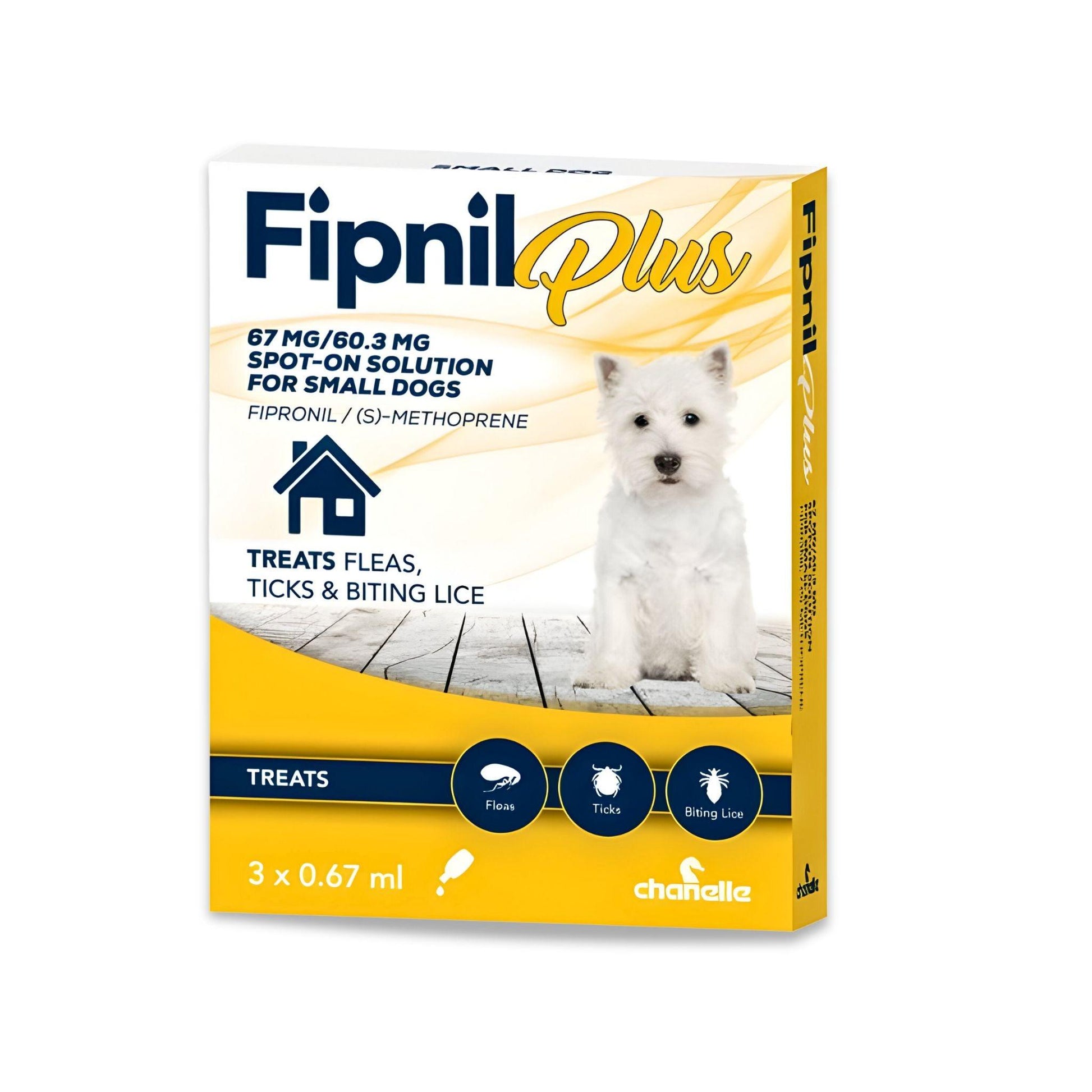 Fipnil - אמפולות נגד פרעושים וקרציות לכלבים במשקל 2-10 ק"ג