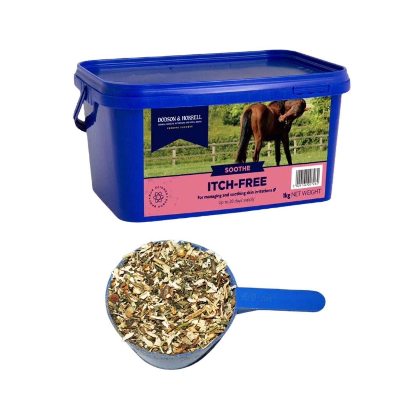 DODSON & HORRELL ITCH FREE דודסון והורל תוסף תזונה לסוסים נגד גרדת 1 ק”ג - PetCart