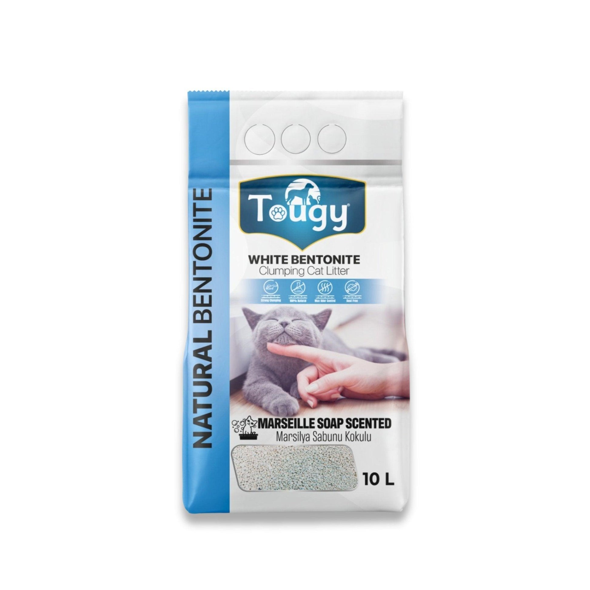 Tougy - מבצע חול לחתולים מתגבש עם ריח 30 ליטר
